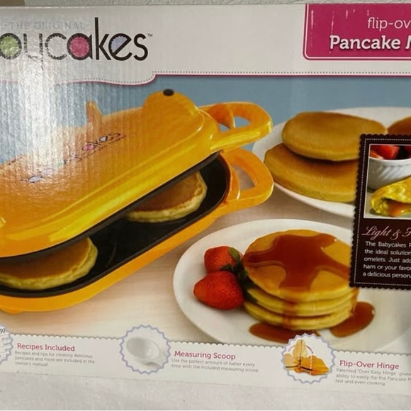 Babycakes Orange Flip-Over Pancake Maker - Picture 2 of 3